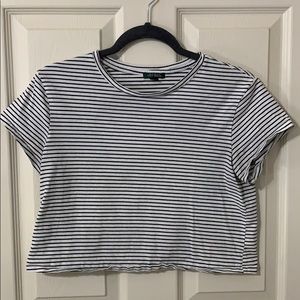 Stripped Crop Top